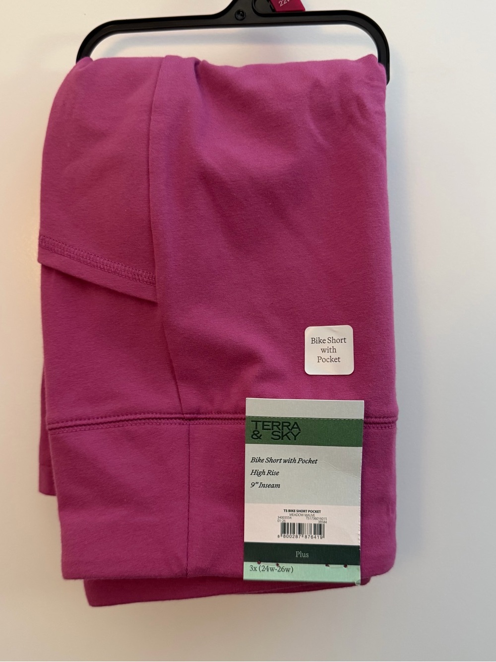 Terra & Sky Magenta Bike Shorts with Side Pocket